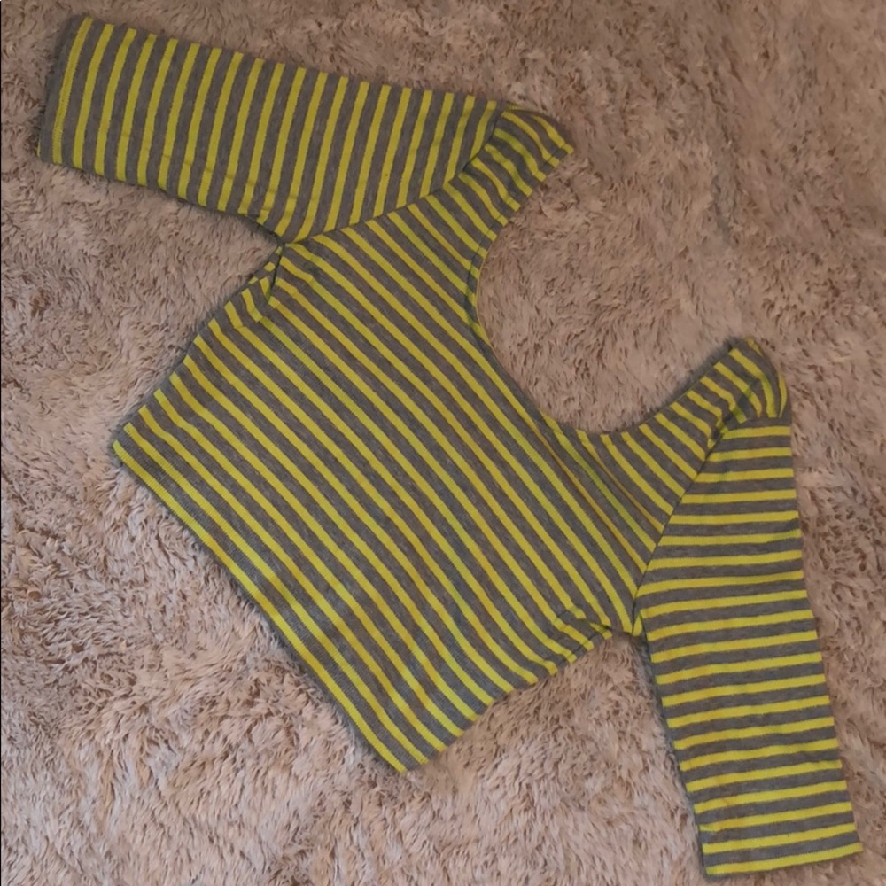 Volcom Crop Top with Stripes